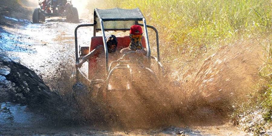 Side Rafting Zipline and Buggy Safari