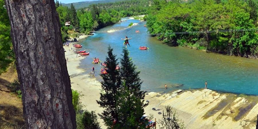 Side Rafting Canyoning and Zipline
